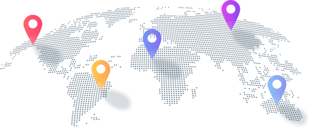 Strong IPTV, global server locations map